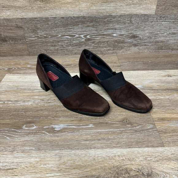 Munro American Women's Brown Suede Block Heel Size 6 - Picture 6 of 6